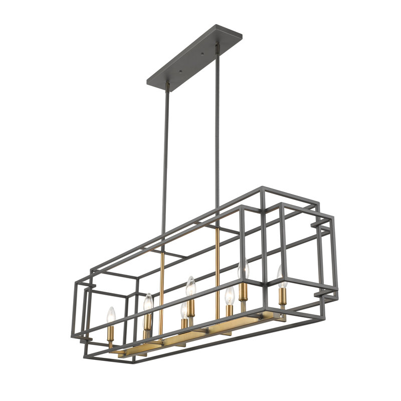 Orona 8 - Light Kitchen Island Pendant, Bronze/Olde Brass