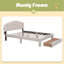 Grand lit plateforme tapissier Teddy-198623971