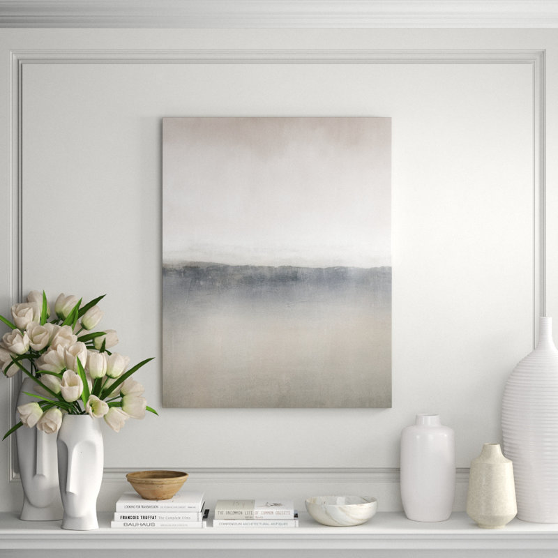 Mattina Nebbiosa I Print by Barclay Butera, 38" H x 30" W x 1.5" D