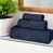 Navy Blue-Ivory