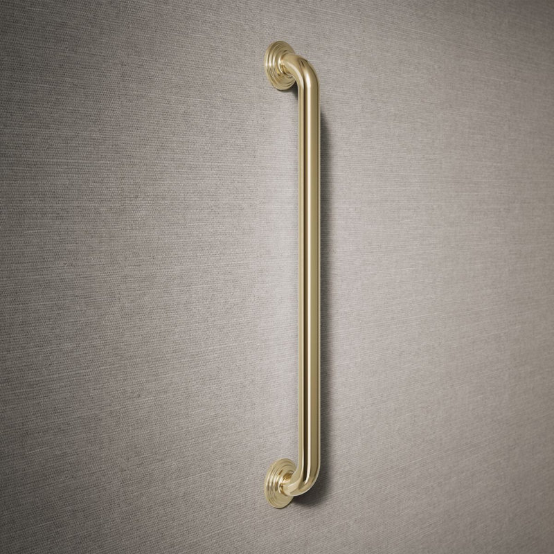 Traditional Grab Bar, 24"W, Matte Black