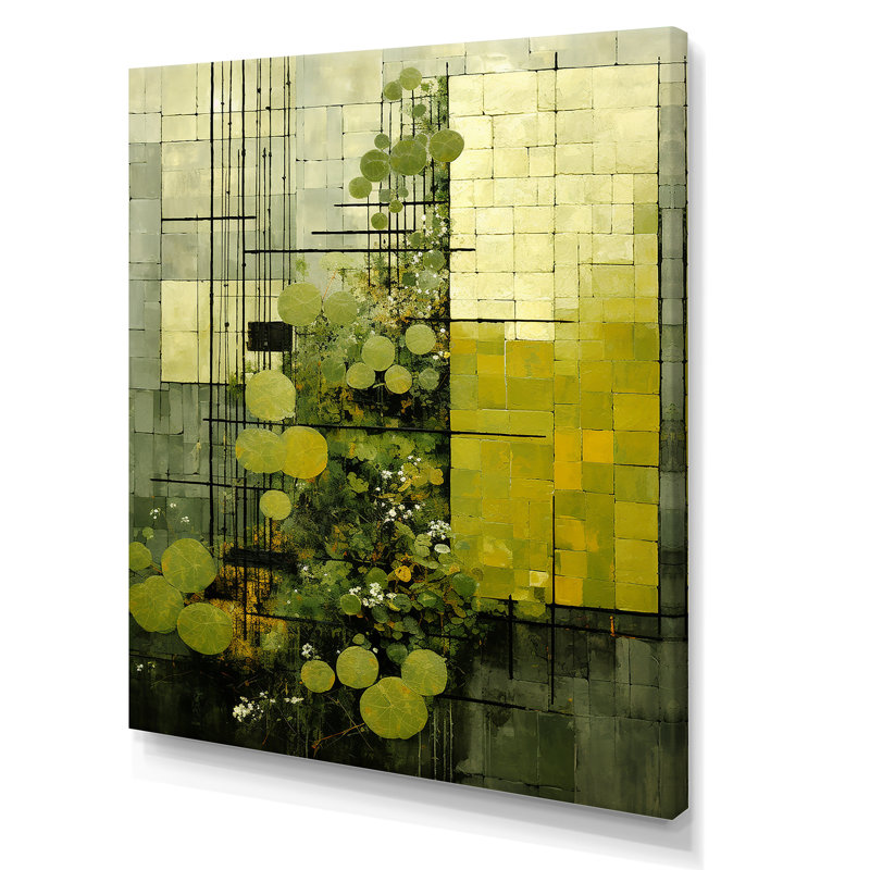 Plantes vertes écologiques Symphony II, H 20 po x l 12 po x P 1 po, Toile tendue