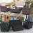 Waterproof Patio 4 Piece Set Covers for Outdoor Conversation Set-1566428460-1566428462