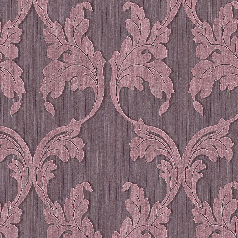 Tessuto 10.05m x 53cm Wallpaper, Purple and lilac