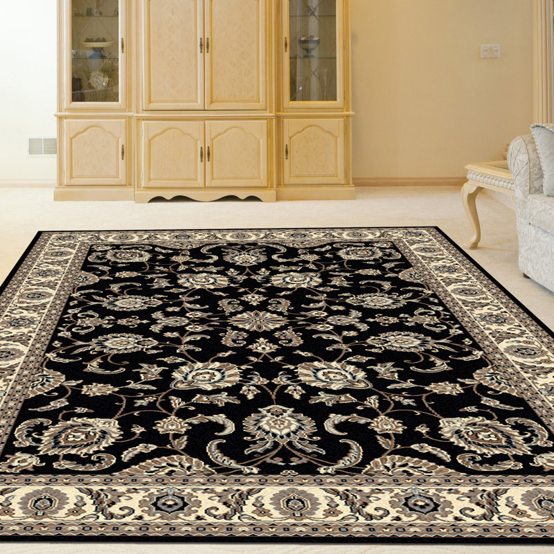 Tapis noir , Rectangle 3 pi 3 po x 4 pi 11 po