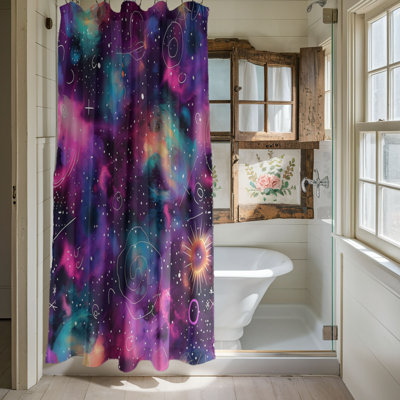 Tempio Abstract Shower Curtain