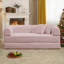 Canapé-lit 64,7 po en velours côtelé désossé, canapé futon modulaire, canapé en mousse à compression avec 2 coussins, aucun assemblage requis-1369500010-1374894628