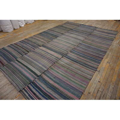 Tapis multicolore en coton antique American Rag