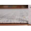 Tapis rayé gris Gabbeh 8 x 10