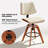 Adjustable Height Swivel Bar Stools With Back, Modern Faux Leather Counter Stool For Kitchen Island-1438733476-1438733474
