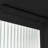 23.62"Glass Doors Modern Two-Door Wall Cabinet With Featuring Two-Tier Enclosed Storage, An Open Shelf, And Towel Rack, For Entryway Living Room Bathroom Dining Room,Black