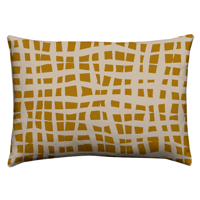 Akbez Abstract Rectangular Cushion