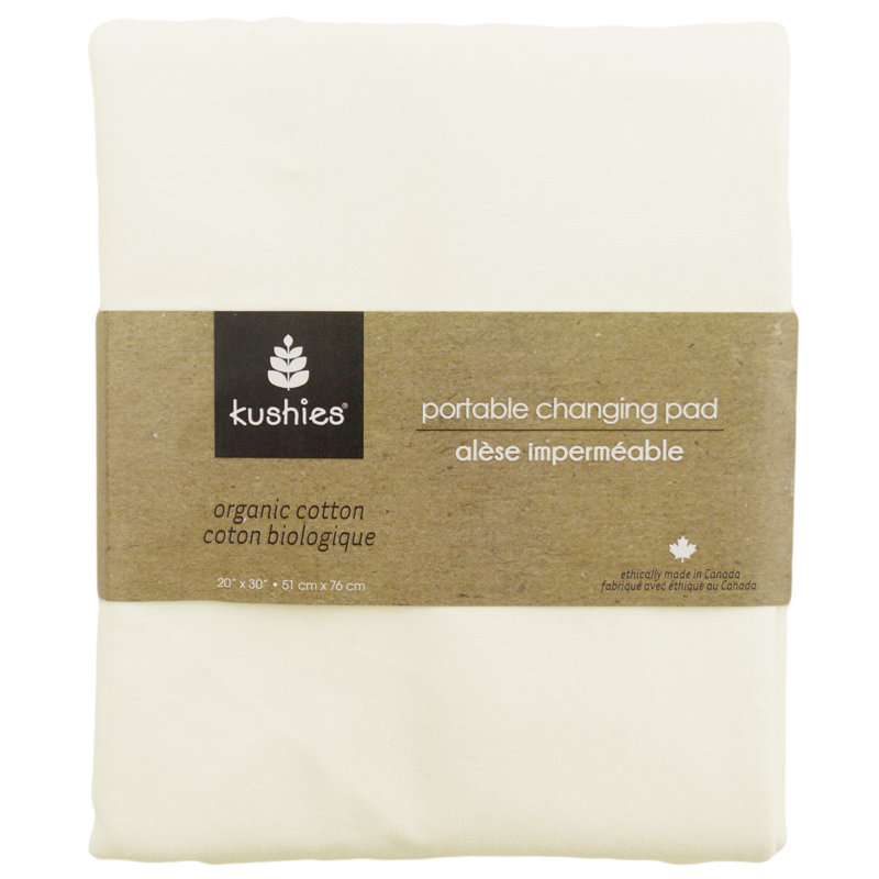 Coussin de changement portatif, Écru