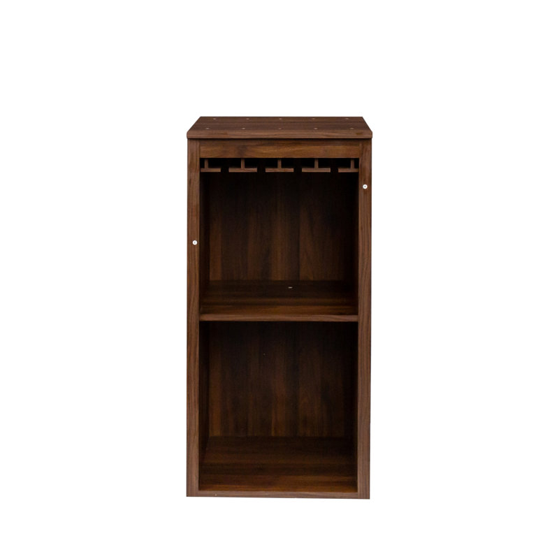 armoire à vin modulaire avec tablettes de rangement et huche pour salle à manger