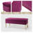 Baily 46.5'' W Modern Velvet Storage Bench-1125442340