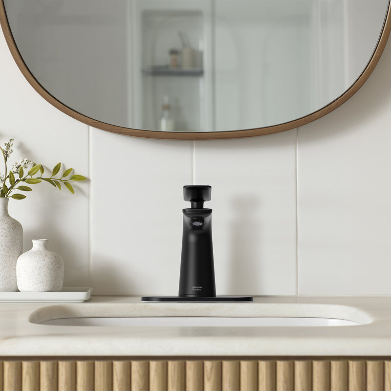 Robinet pour salle de bain à poignée simple avec ensemble de drain d'ASPIRATIONS