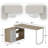 Verlynn Modular L-Shaped Executive Desk -741008674