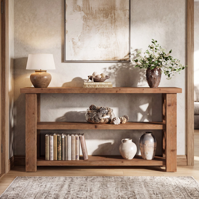 160.02cm Solid Wood Console Table