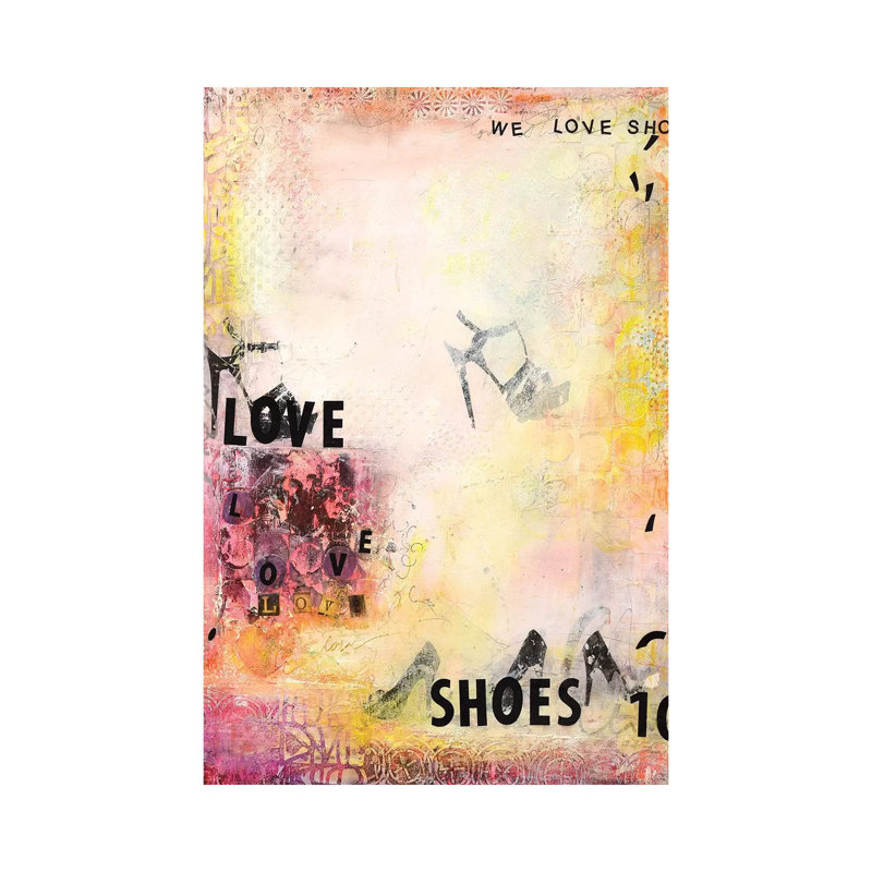We Love Shoes II by Deb Chaney - Print on Canvas, Wrapped Canvas, 66.04 cm H x 45.72 cm W x 1.91 cm D