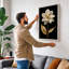 Golden Bloom Study Botanical - Wrapped Canvas-1536067938-1536067961