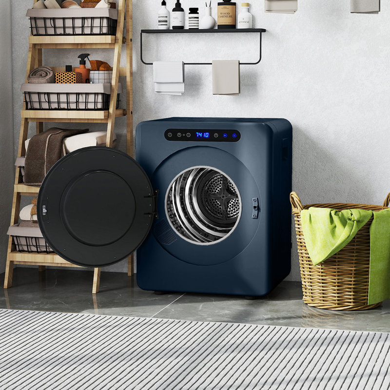 Laundry 5 kg Portable Vented Tumble Dryer Machine with Timer, Blue
