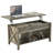 37.8in Water-Washed Gray Extensible Lift Coffee Table-324061776-324061777