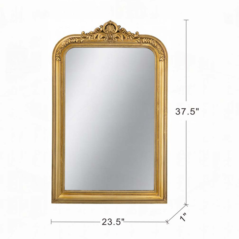Miroir mural arqué 23,5 x 37,5 po
