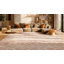 Geometric Pink/Gold/Beige Area Rug-1880398571