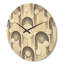 Horloge murale courbée Minimal Geometric Ornament II-63892959
