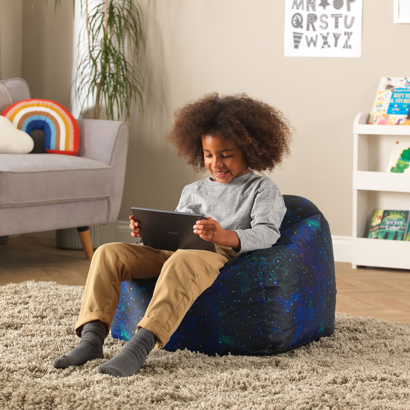 Icon Kids Outdoor Friendly Refillable Classic Bean Bag, 70cm H x 62cm W x 62cm D