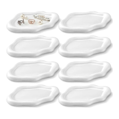 Cloud Jewelry Trinket Tray Set 8 Piece