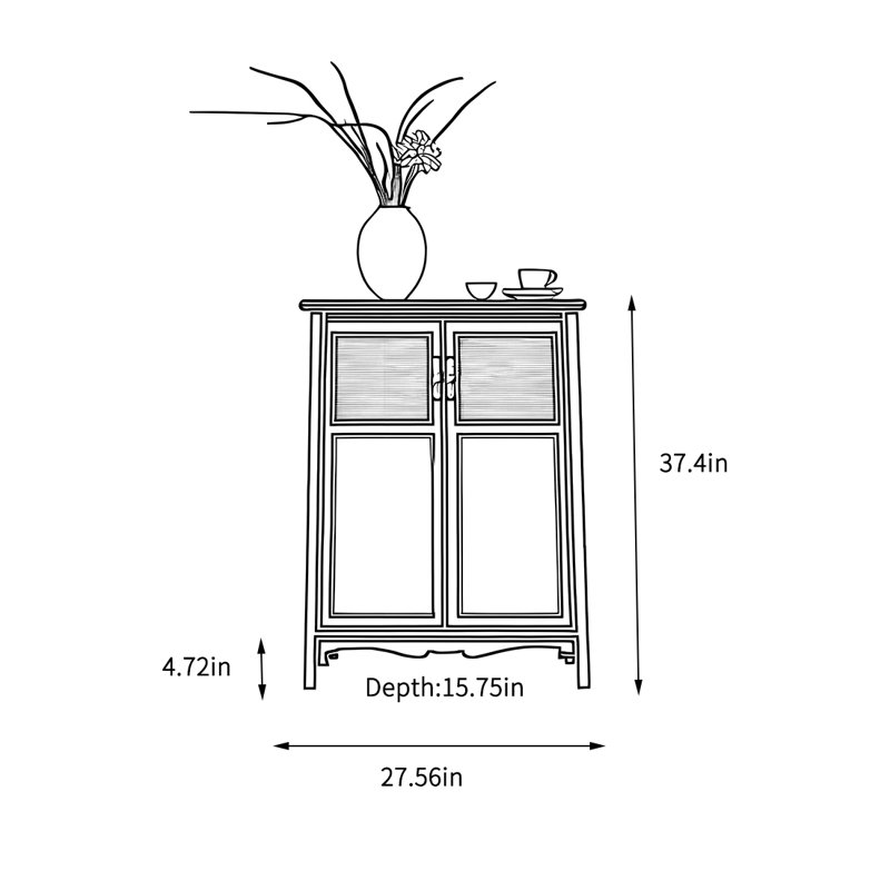 Armoire de rangement pour le salon