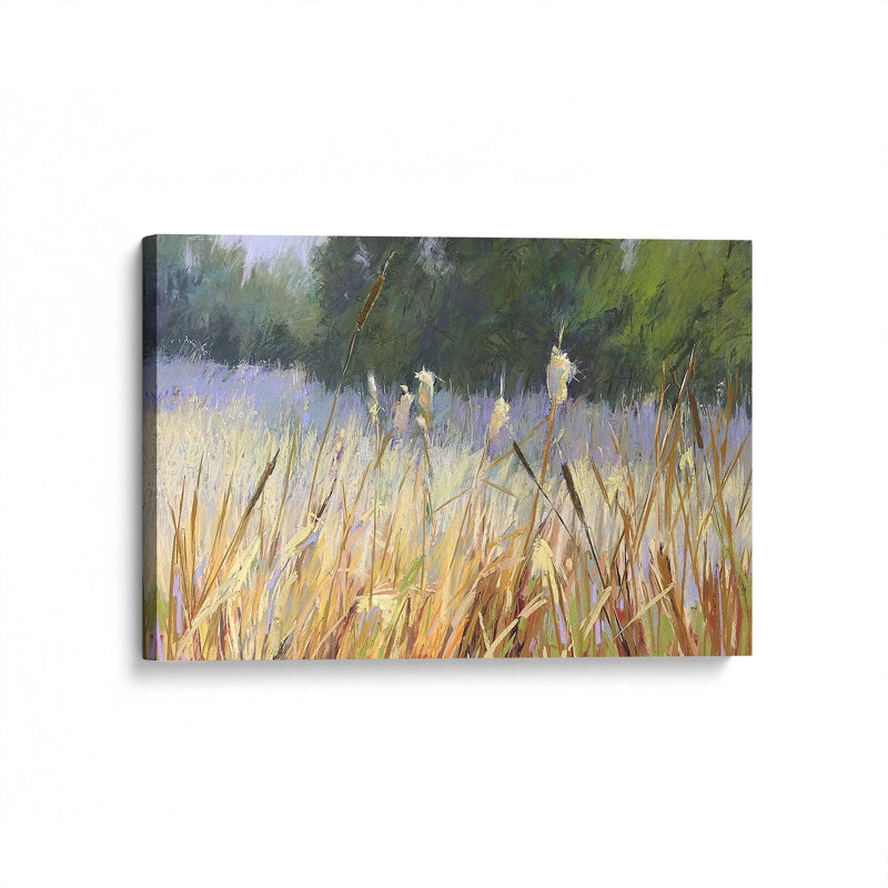 «Whispering Reeds», reproduction sur toile, Toile tendue, H 20 po x l 30 po x P 1,25 po