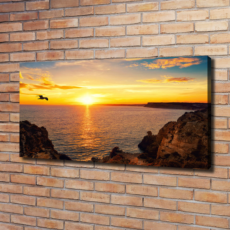 Sunset Sea - Wrapped Canvas Print
