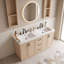 Meuble-lavabo avec 3 tiroirs et tablettes réglables