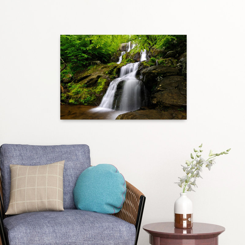 Dark Hollow Falls Shenandoah National Park Virginia USA 1 Piece Wrapped Canvas Wall Art, 40.64 cm H x 60.96 cm W