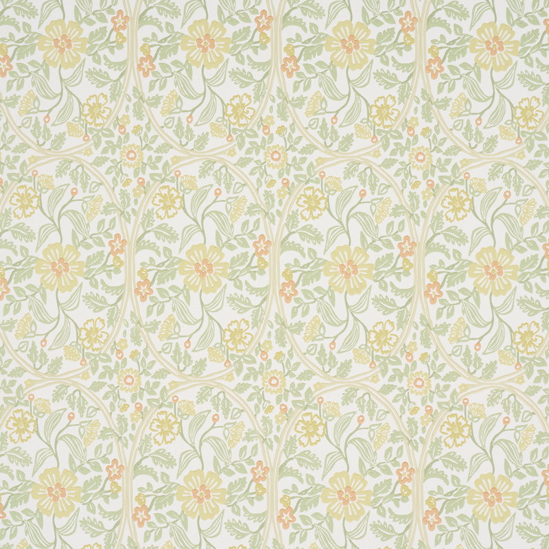 Garden Guild Wallpaper, Orange