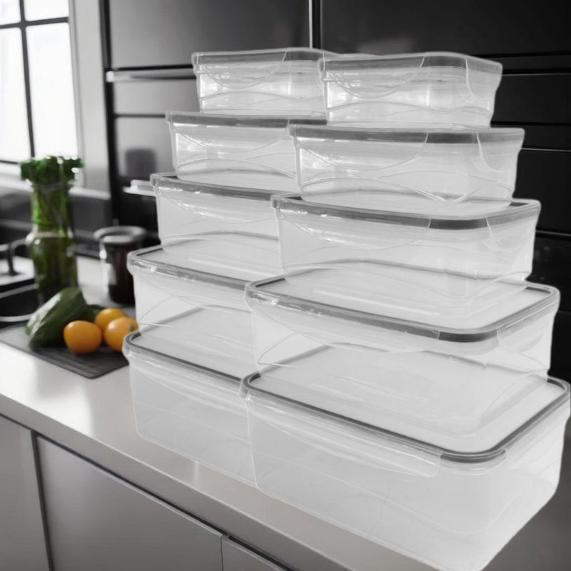 Ensemble de contenants alimentaires en plastique Kenzie