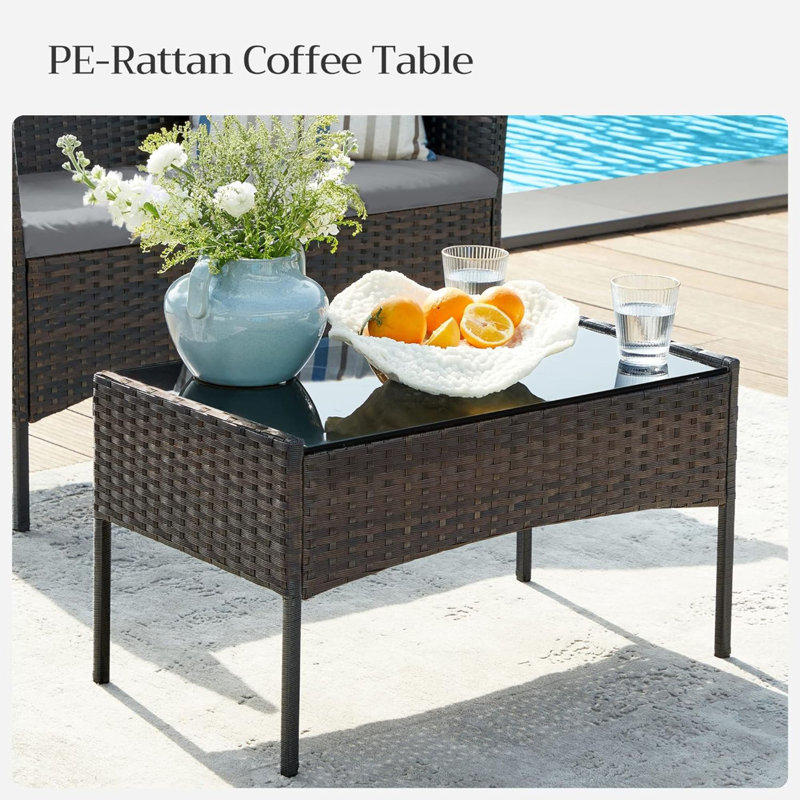 Ensemble modulaire d'extérieur 19,29 po avec coussins