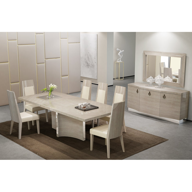 Ghiocel Wood Wall Mirror