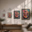 Playful Pop Portrait Pop Art - Print-862298736-862298750