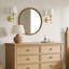 Miroir rond en bois-1852076758