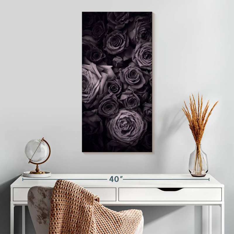 Withering Roses, 30" H x 15" W