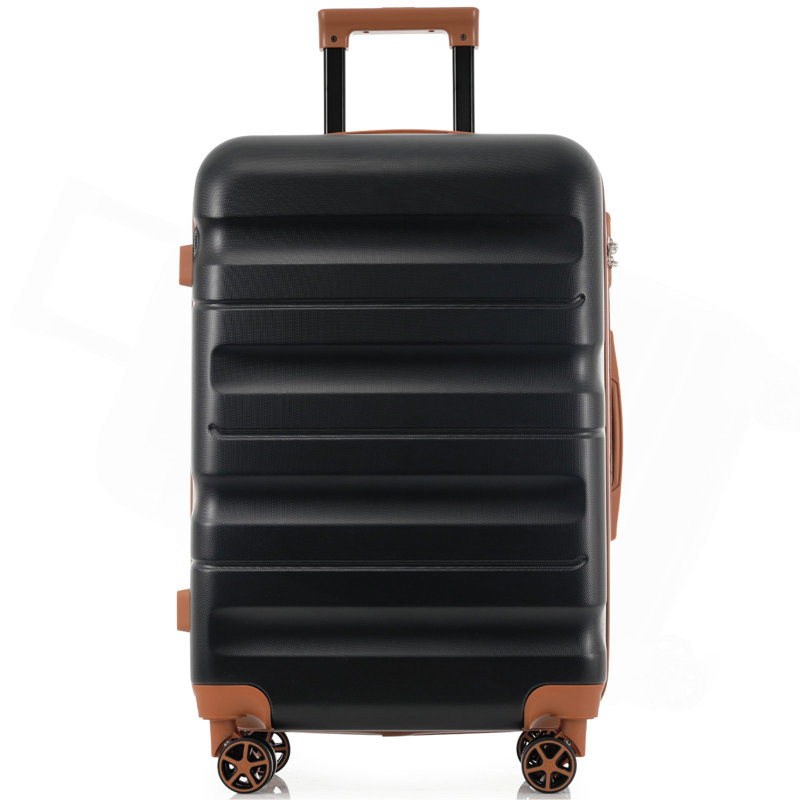 Ensemble 6 pièces de valises rigides en ABS - Valises légères et durables avec deux roues pivotantes, tailles de bagage à main et pour bagages