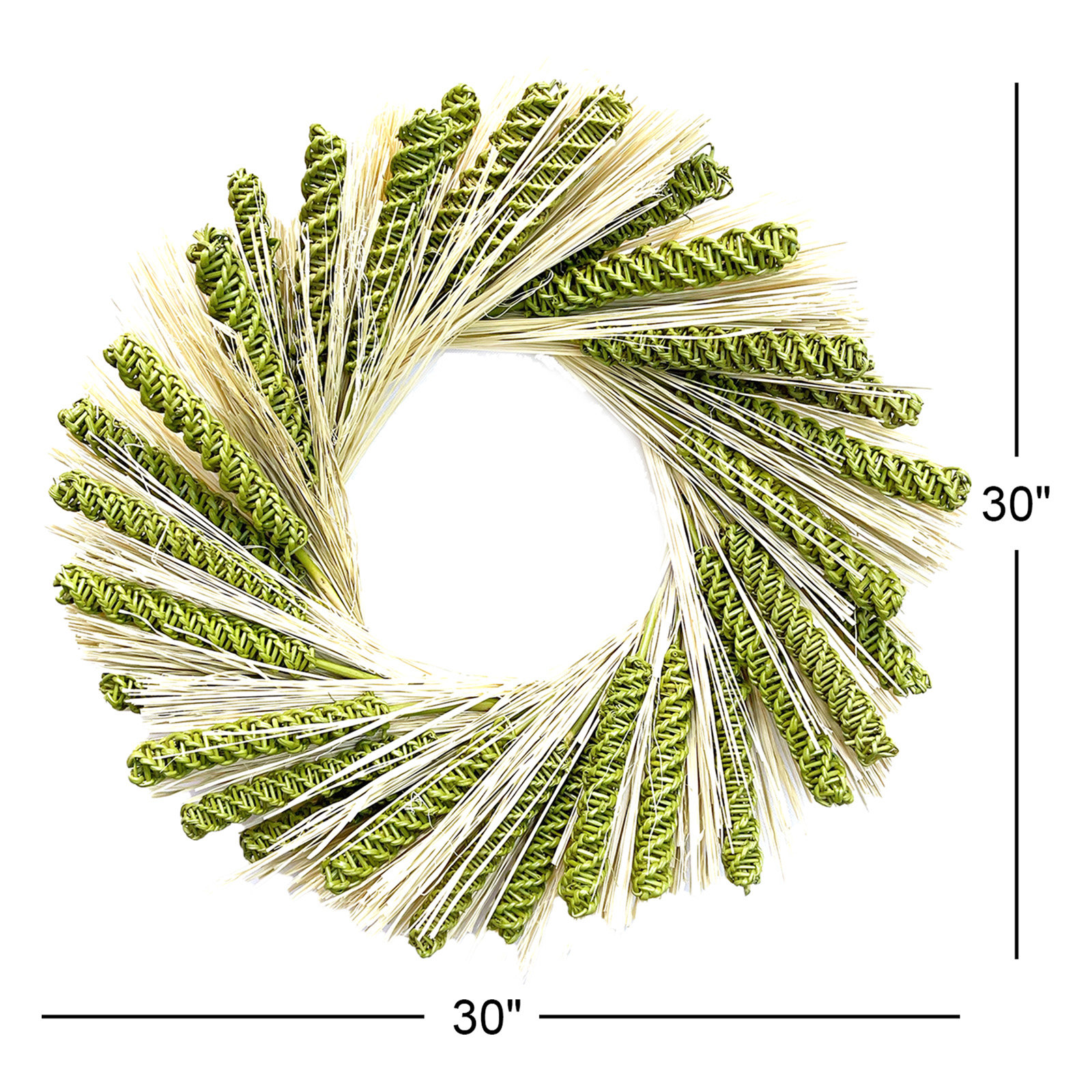 Dried Dogwood Spring Wreath, 30" H x 30" W x 6" D