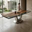 Signature Walnut Wood Dining Table-947638719