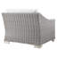 Ensemble de canapé modulaire en rotin 5 pièces Conway-1142831409