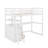 Twin Size Loft Bed With Desk And Shelves-1530140084