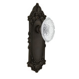 Victorian Plate with Crystal Victorian Knob