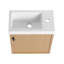Meuble-lavabo mural 18,5 po avec lavabo en résine-761321915